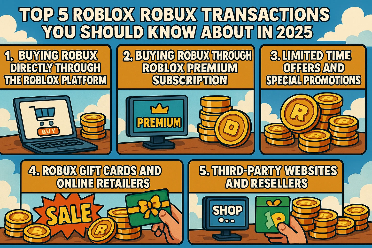 Top 5 Roblox Robux Transactions You Should Know About in 2025