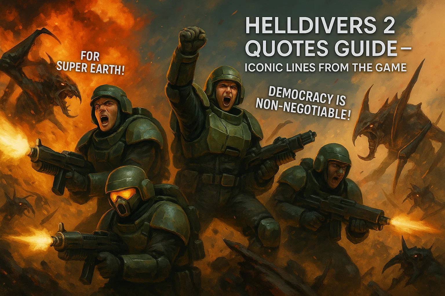 Helldivers 2 Quotes Guide – Iconic Lines from the Game