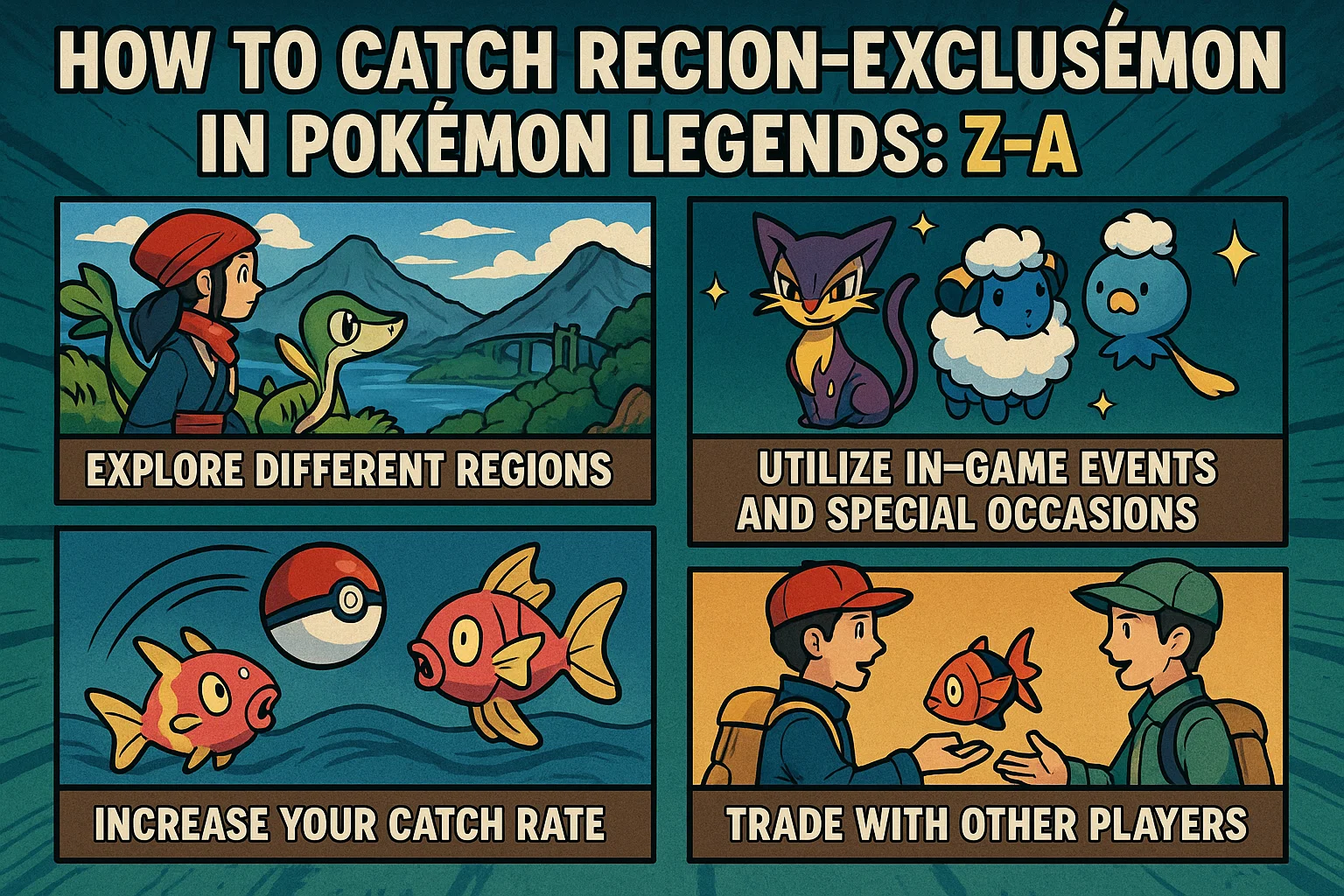 How to Catch Region-Exclusive Pokémon in Pokémon Legends: Z-A