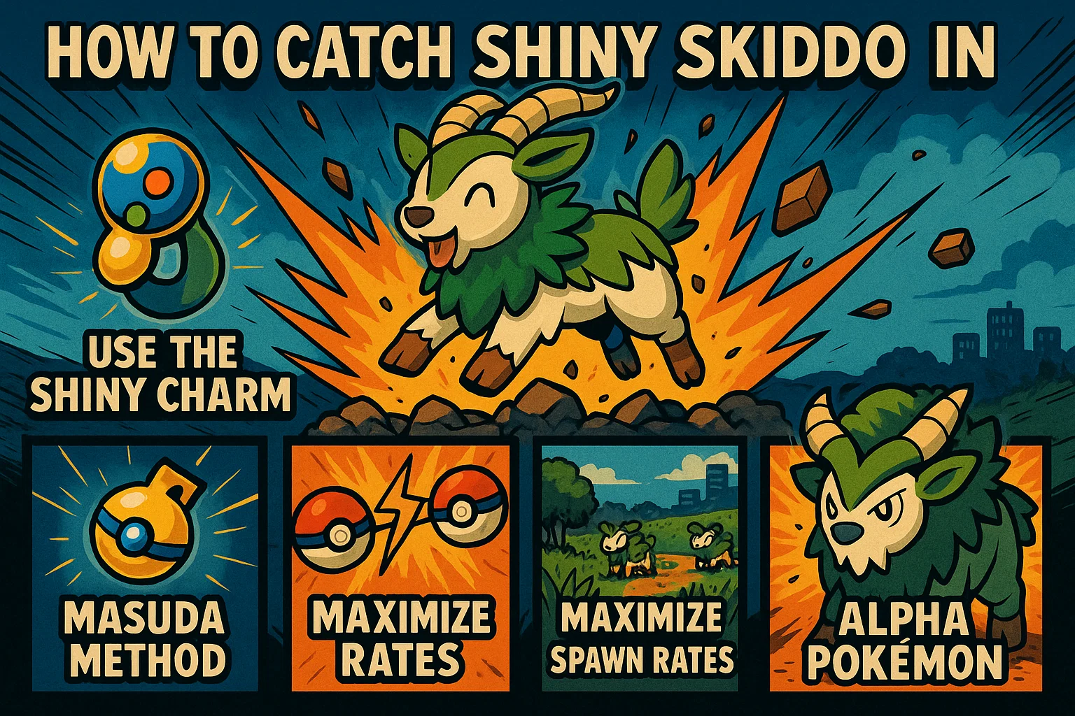 How to Catch Shiny Skiddo in Pokémon Legends: Z-A