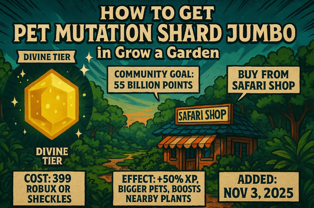 How to Get Pet Mutation Shard Jumbo in Grow a Garden